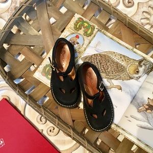 ZECCHINO D’ORO BLACK LEATHER MARY JANE GIRLS SHOES